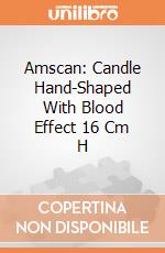 Amscan: Candle Hand-Shaped With Blood Effect 16 Cm H gioco
