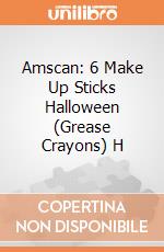 Amscan: 6 Make Up Sticks Halloween (Grease Crayons) H gioco
