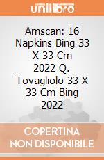 Amscan: 16 Napkins Bing 33 X 33 Cm 2022 Q. Tovagliolo 33 X 33 Cm Bing 2022 gioco