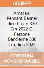 Amscan: Pennant Banner Bing Paper 330 Cm 2022 Q. Festone Bandierine 330 Cm Bing 2022 gioco