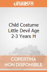Child Costume Little Devil Age 2-3 Years H gioco