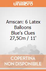 Amscan: 6 Latex Balloons Blue's Clues 27,5Cm / 11