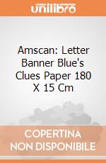 Amscan: Letter Banner Blue's Clues Paper 180 X 15 Cm gioco