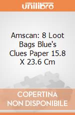 Amscan: 8 Loot Bags Blue's Clues Paper 15.8 X 23.6 Cm gioco