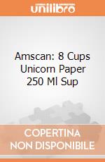 Amscan: 8 Cups Unicorn Paper 250 Ml Sup gioco