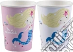 Amscan: 8 Cups Be A Mermaid Paper 250 Ml Sup giochi