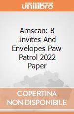 Amscan: 8 Invites And Envelopes Paw Patrol 2022 Paper gioco