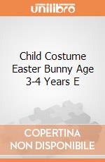Child Costume Easter Bunny Age 3-4 Years E gioco