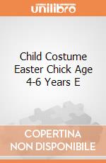 Child Costume Easter Chick Age 4-6 Years E gioco