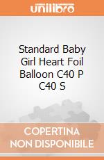 Standard Baby Girl Heart Foil Balloon C40 P C40 S gioco