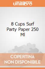 8 Cups Surf Party Paper 250 Ml gioco