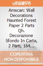 Amscan: Wall Decorations Haunted Forest Paper 2 Parts Qh. Decorazione Sfondo In Carta, 2 Parti, 164 X 165 Cm Haunted Forest - Lupo giochi
