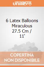 6 Latex Balloons Miraculous 27.5 Cm / 11