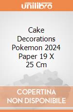 Cake Decorations Pokemon 2024 Paper 19 X 25 Cm gioco
