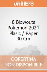 8 Blowouts Pokemon 2024 Plasic / Paper 30 Cm gioco