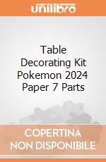 Table Decorating Kit Pokemon 2024 Paper 7 Parts gioco
