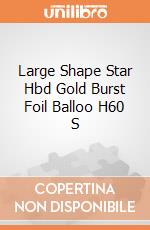Large Shape Star Hbd Gold Burst Foil Balloo H60 S gioco