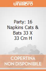 Party: 16 Napkins Cats & Bats 33 X 33 Cm H gioco