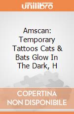 Amscan: Temporary Tattoos Cats & Bats Glow In The Dark, H giochi