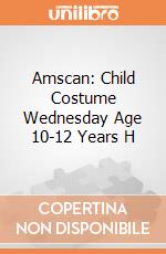 Amscan: Child Costume Wednesday Age 10-12 Years H giochi