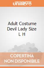 Adult Costume Devil Lady Size L H gioco