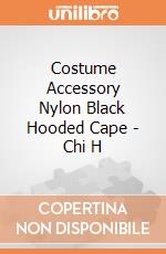Costume Accessory Nylon Black Hooded Cape - Chi H giochi
