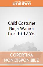 Child Costume Ninja Warrior Pink 10-12 Yrs gioco