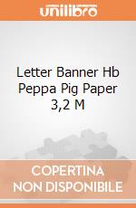 Letter Banner Hb Peppa Pig Paper 3,2 M gioco