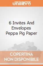 6 Invites And Envelopes Peppa Pig Paper gioco