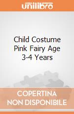 Child Costume Pink Fairy Age 3-4 Years gioco