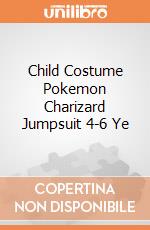 Child Costume Pokemon Charizard Jumpsuit 4-6 Ye gioco