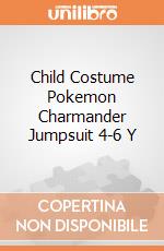 Child Costume Pokemon Charmander Jumpsuit 4-6 Y gioco