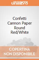 Confetti Cannon Paper Round Red/White giochi