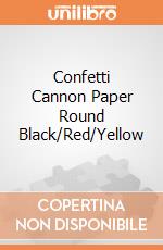 Confetti Cannon Paper Round Black/Red/Yellow gioco