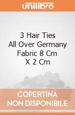 3 Hair Ties All Over Germany Fabric 8 Cm X 2 Cm gioco