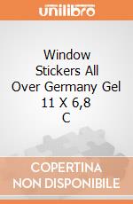 Window Stickers All Over Germany Gel 11 X 6,8 C gioco