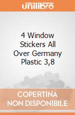 4 Window Stickers All Over Germany Plastic 3,8 gioco