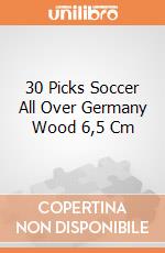 30 Picks Soccer All Over Germany Wood 6,5 Cm gioco