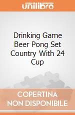 Drinking Game Beer Pong Set Country With 24 Cup gioco