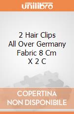 2 Hair Clips All Over Germany Fabric 8 Cm X 2 C gioco
