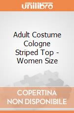 Adult Costume Cologne Striped Top - Women Size gioco