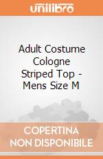 Adult Costume Cologne Striped Top - Mens Size M gioco