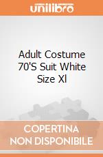 Adult Costume 70'S Suit White Size Xl gioco