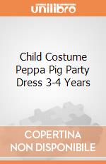Child Costume Peppa Pig Party Dress 3-4 Years gioco