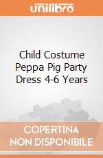 Child Costume Peppa Pig Party Dress 4-6 Years gioco