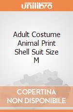 Adult Costume Animal Print Shell Suit Size M gioco