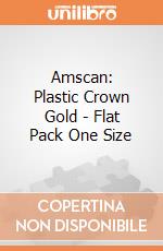 Amscan: Plastic Crown Gold - Flat Pack One Size giochi