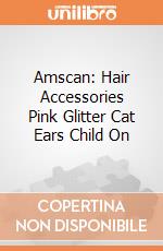 Amscan: Hair Accessories Pink Glitter Cat Ears Child On giochi