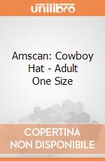 Amscan: Cowboy Hat - Adult One Size giochi
