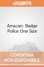 Amscan: Badge Police One Size giochi